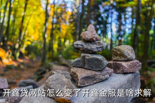 開鑫貸網(wǎng)站怎么變了開鑫金服是啥求解