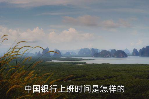 銀行柜員怎么上班時間，各銀行的上班和下班時間