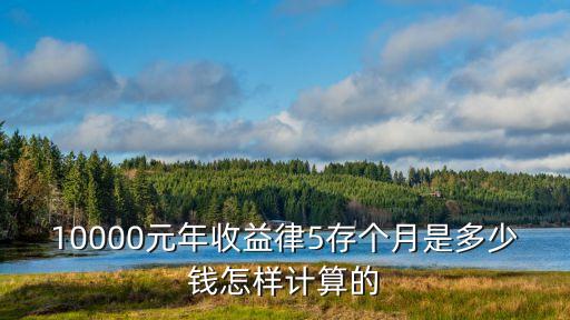 年收益5 怎么計算的，10000元年收益律5存?zhèn)€月是多少錢怎樣計算的