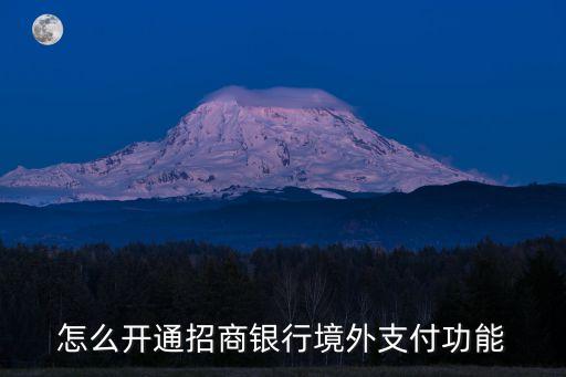 招商怎么境外刷卡，招商銀行信用卡金卡可以境外使用嗎