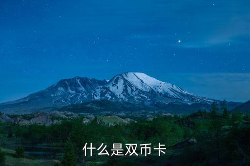 什么是雙幣卡