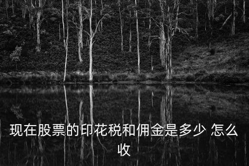 現(xiàn)在股票的印花稅和傭金是多少 怎么收