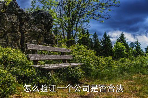 怎么驗(yàn)證一個(gè)公司是否合法