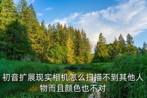 招行初音怎么掃出來，初音擴(kuò)展現(xiàn)實(shí)相機(jī) 模特音樂什么的資源都下了怎么掃描不出來  問