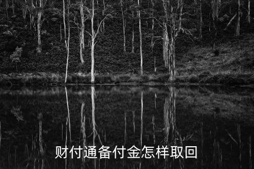 財付通備付金怎樣取回