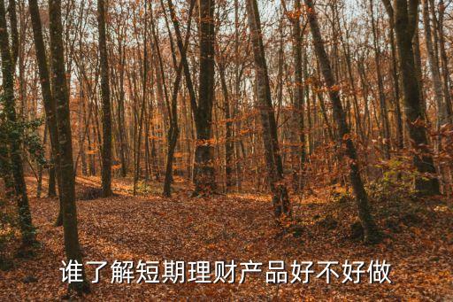 短期理財投資怎么樣，銀行的某些短期理財產(chǎn)品好不好啊