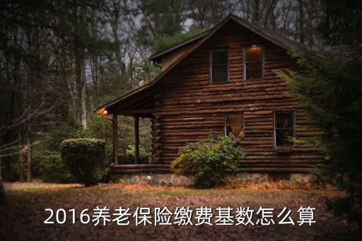 2016養(yǎng)老保險(xiǎn)繳費(fèi)基數(shù)怎么算