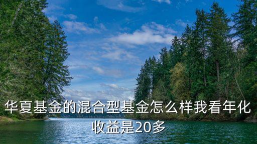 華夏基金的混合型基金怎么樣我看年化收益是20多