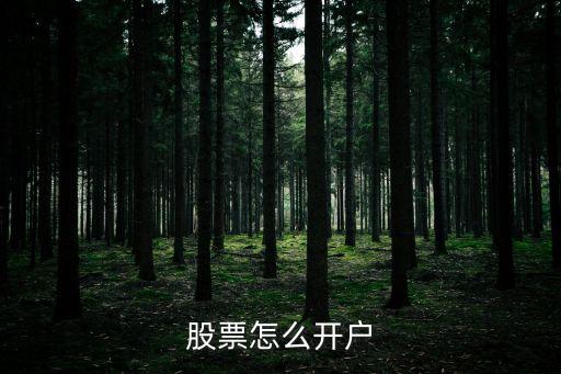 股票怎么開戶