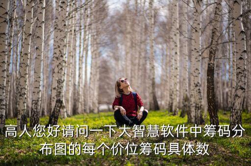 高人您好請問一下大智慧軟件中籌碼分布圖的每個價位籌碼具體數(shù)