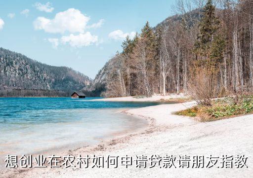 想創(chuàng)業(yè)在農(nóng)村如何申請(qǐng)貸款請(qǐng)朋友指教