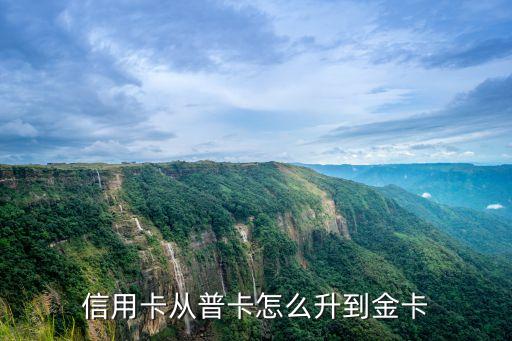 普卡怎么升級(jí)金卡，怎樣把信用卡普卡升到金卡