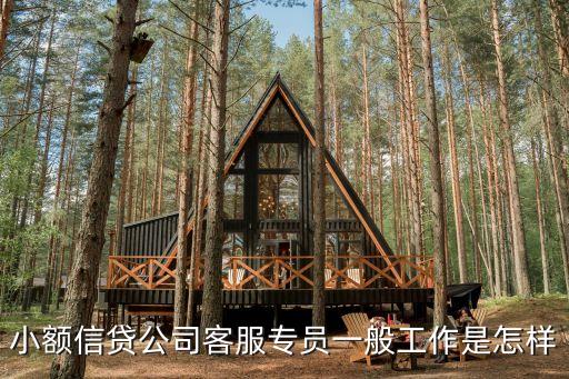 小額信貸公司客服專員一般工作是怎樣
