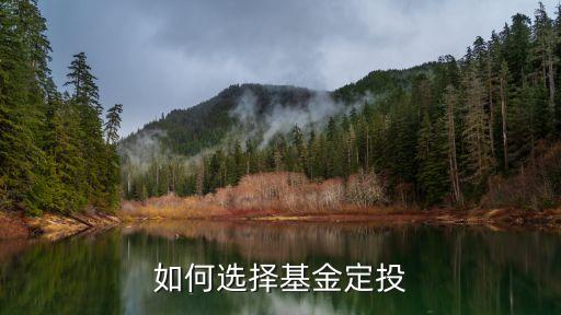 如何選擇基金定投