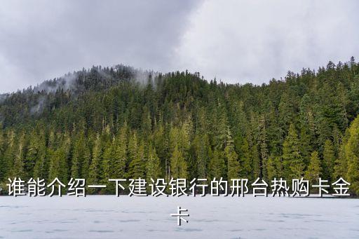誰能介紹一下建設(shè)銀行的邢臺熱購卡金卡
