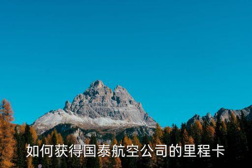 里程卡怎么獲得，如何拿到漢莎正式的里程卡