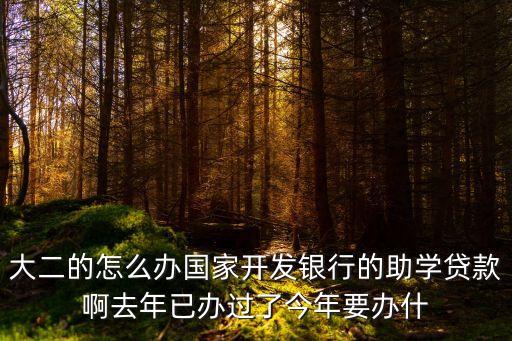 2014級(jí)大二學(xué)生怎么辦貸款，今年大二的源生地助學(xué)貸款措施和操作流程
