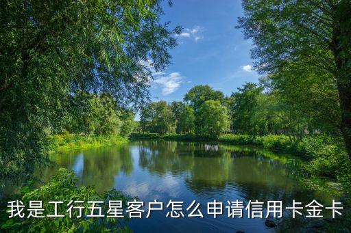 我是工行五星客戶怎么申請(qǐng)信用卡金卡