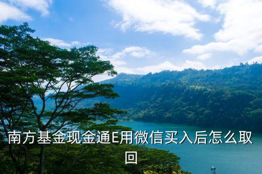 南方基金app上怎么贖回基金，202301南方現(xiàn)金a怎么贖回