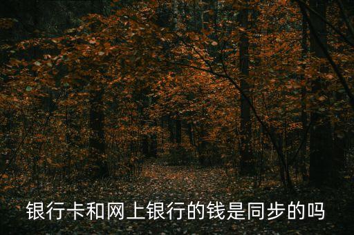 銀行卡怎么會(huì)同步銀行，銀行卡和網(wǎng)上銀行的錢是同步的嗎