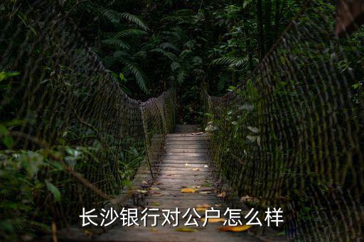 長(zhǎng)沙銀行對(duì)公戶(hù)怎么樣