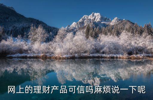 國美華人金融怎么，網(wǎng)上的理財產(chǎn)品可信嗎麻煩說一下呢