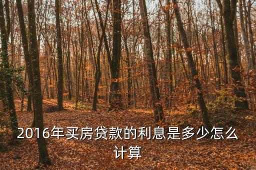 16年買(mǎi)房貸款怎么算，2016年房貸30萬(wàn)十五年每月多少錢(qián)