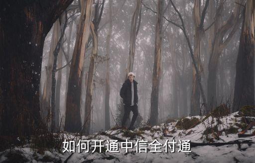 如何開通中信全付通