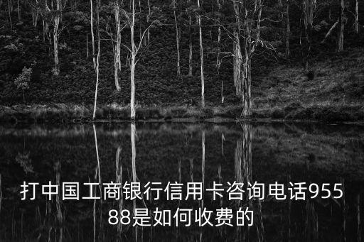 打中國(guó)工商銀行信用卡咨詢電話95588是如何收費(fèi)的