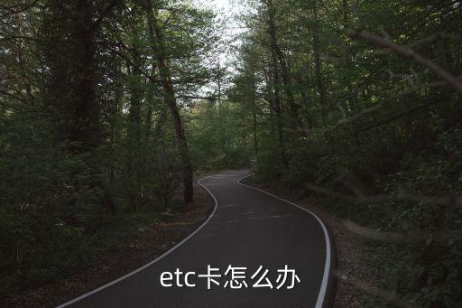 etc卡怎么辦