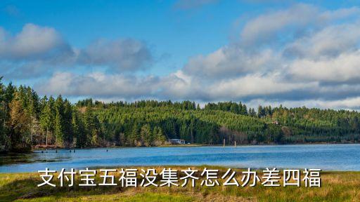 支付寶五福沒集齊怎么辦差四福