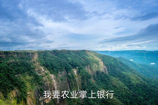 我要農(nóng)業(yè)掌上銀行