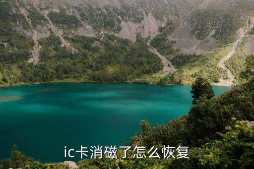 ic卡消磁了怎么恢復