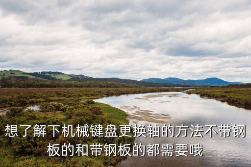 想了解下機械鍵盤更換軸的方法不帶鋼板的和帶鋼板的都需要哦