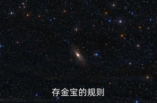 存金寶的規(guī)則