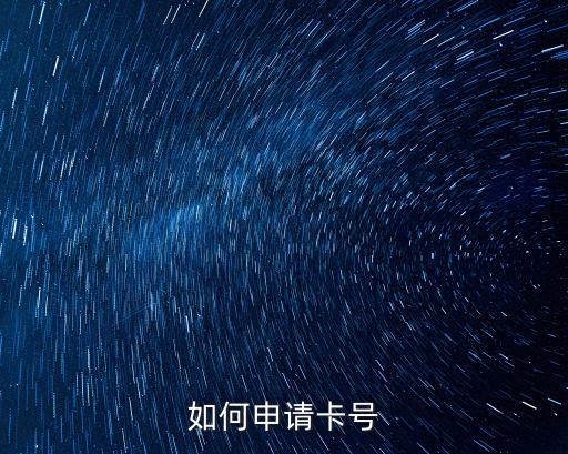 怎么樣辦理公務(wù)卡，如何申請卡號