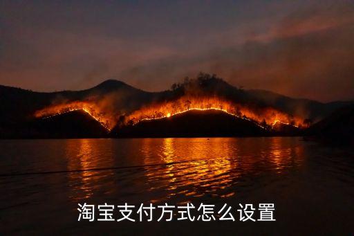 淘寶上怎么改付款方式，怎樣修改淘寶支付方式