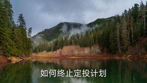 資金怎么停止定投，如何在交通銀行終止基金定投