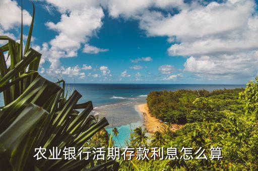 農(nóng)行的活期利息怎么算，農(nóng)業(yè)銀行卡的活期儲(chǔ)存利息是這么計(jì)算的