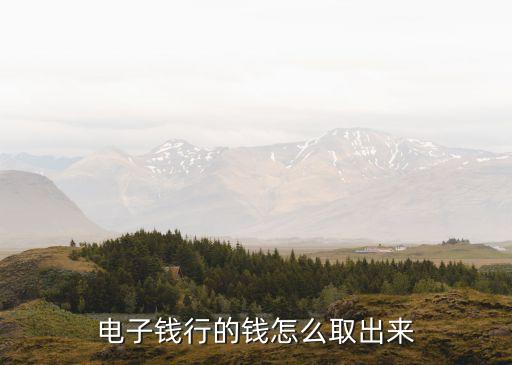 電子錢行的錢怎么取出來