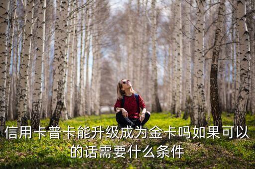 信用卡普卡能升級(jí)成為金卡嗎如果可以的話需要什么條件