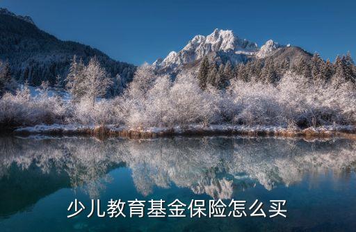 少兒教育基金保險(xiǎn)怎么買(mǎi)