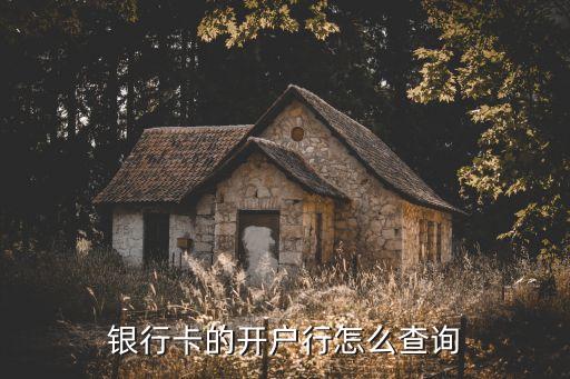 招行不記得支行怎么查詢，銀行卡的開(kāi)戶行怎么查詢