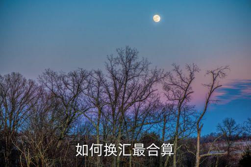 怎么換外匯便宜，匯率經(jīng)常都變請(qǐng)問如何兌換外匯才更劃算