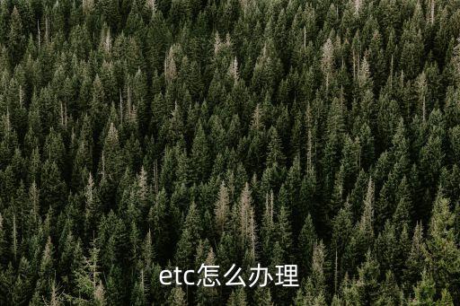 免費(fèi)的etc怎么辦理流程，etc怎么辦理