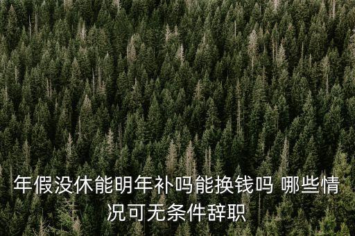 年假去年沒休怎么辦，離職后當(dāng)年未休年假如何處理還可以休 嗎