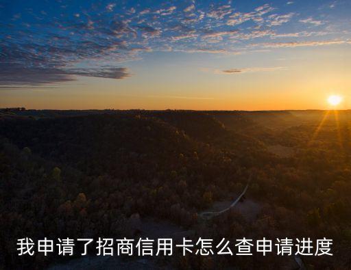 招商怎么查進度，怎么查招商銀行信用卡申請進度查詢