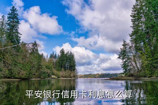 平安浦發(fā)的利息怎么算利息，平安銀行信用卡利息怎么算