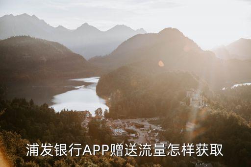 浦發(fā)龍珠卡怎么弄流量，問浦發(fā)紅包還能開出1G流量嗎