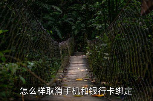 怎么樣取消手機(jī)和銀行卡綁定